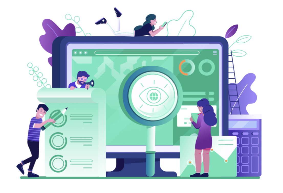 web development illustration