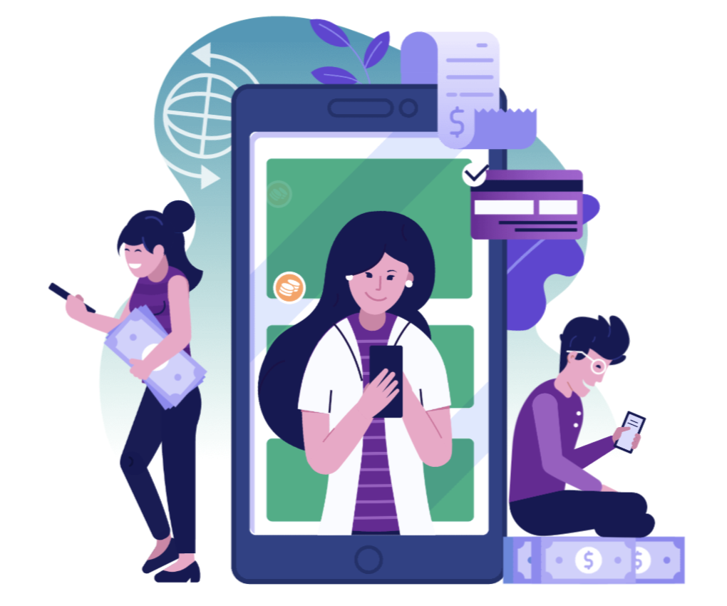 cloud hosting illustration